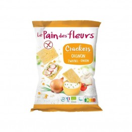 Mini Crackers cebolla sin gluten Bio 75g Le Pain Des Fleurs