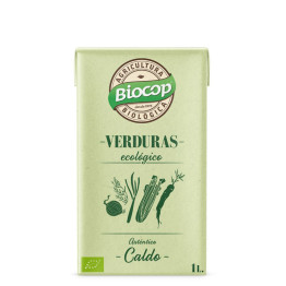 Caldo de Verduras autentico tetrabrik Bio 1L Biocop